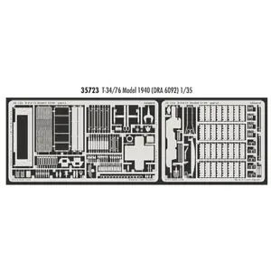 Eduard T-34/76 modèle 1940 pour kit DragonVendu pargalaxus