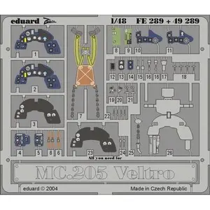 Comparateur de prix : MAQUETTE MC 205 VELTRO HASEGAWA 1/48 EDUARD FE289