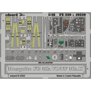 Comparateur de prix : MAQUETTE MASQ.FB MK.VI/NF MK.II TAM/48 EDUARD FE239