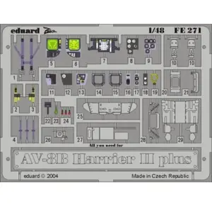 Eduard AV-8B Harrier II Plus pas cher
