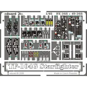 MAQUETTE TF 104G STARFIGHTER HASEGA/48 EDUARD FE368