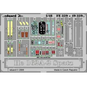 Comparateur de prix : MAQUETTE HE 162A 2 SPATZ TAMIYA 1/48 EDUARD FE339