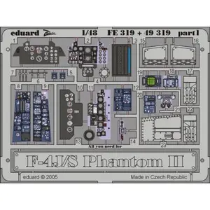 Comparateur de prix : MAQUETTE F 4J/S PHANTOM II HASEGAWA/48 EDUARD FE319