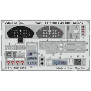 Eduard MiG-17F pour Hobby Boss