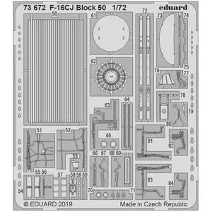 Eduard F-16CJ Block 50 for Tamiya pas cher