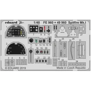 Eduard Spitfire Mk.I pour Tamiya pas cher
