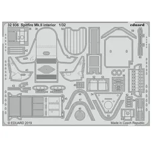 Eduard Intérieur de Spitfire Mk.II pour Revell pas cher