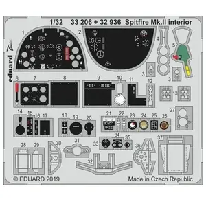 Eduard Intérieur de Spitfire Mk.II pour Revell