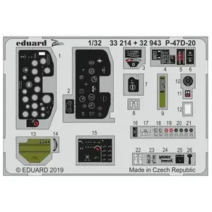 Eduard P-47D-20 pour Trumpeter pas cher
