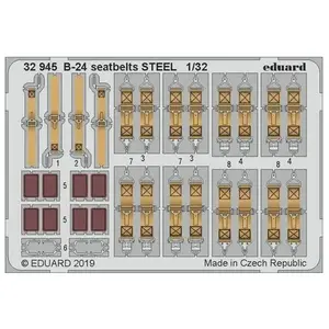 Eduard B-24 seatbelts STEEL for Hobby BossVendu pargalaxus
