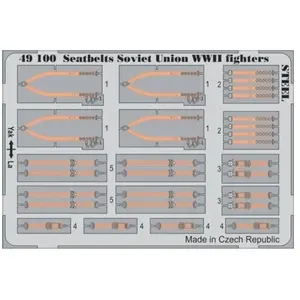 Eduard Seatbelts Soviet Union WWII fightersSTEE pas cher