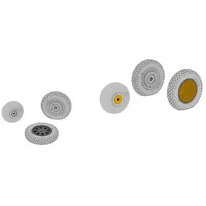 Eduard P-39 wheels early for pas cher