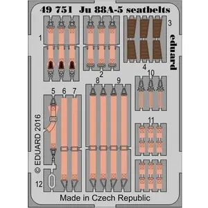 Eduard Ju 88A-5 seatbelts pour ICMVendu pargalaxus