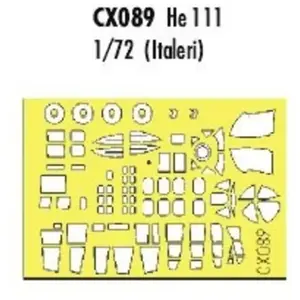 Comparateur de prix : MAQUETTE HE 111 ITALERI 1/72 EDUARD CX089