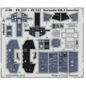 Eduard Tornado GR.4 intérieur pour Revell pas cher