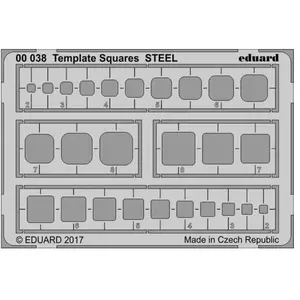 Eduard Template Squares STEEL