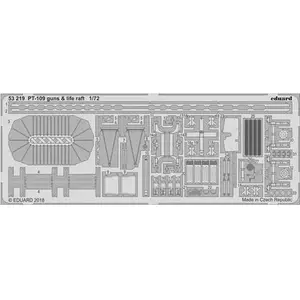 Eduard PT-109 guns & life raft pour Revell pas cher