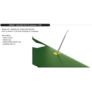 Eduard Antennes FuG 16 de la Luftwaffe pas cher