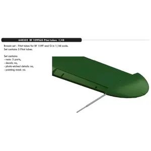 Eduard Bf 109F&G Pitot tubes pas cher