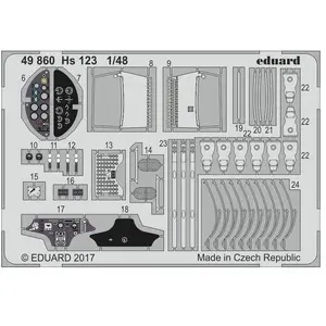 Eduard Hs 123 pour les modèles Gaspatch pas cher
