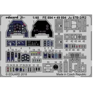 Eduard Ju 87B-2/R2 pour Airfix pas cher