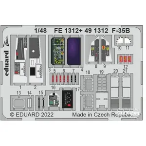 F-35B - EDUARD - Accessoires EDUARD - Pièces pour maquette - Métal - 15 ans et plus - Adulte - Mixte pas cher