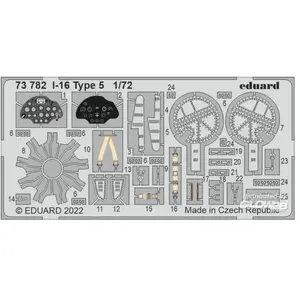 Eduard I-16 Type 5 pour CLEAR PROP pas cher