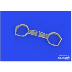 Eduard Bf 109F/G wheel bays angular PRINT 1/72 pas cher