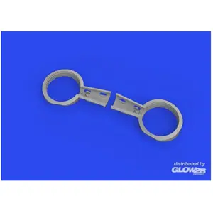 Eduard Bf 109F wheel bays rounded PRINT 1/72 pas cher
