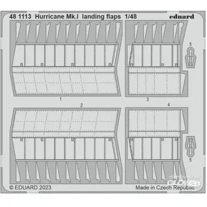 Eduard Ailerons d'atterrissage Hurricane Mk.I 1/48 HOBBY BOSS pas cher
