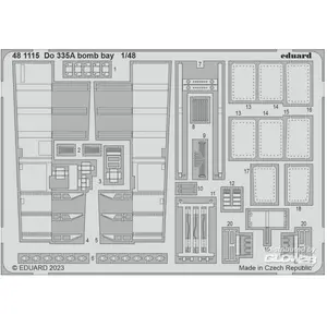 Eduard Do 335A bomb bay 1/48 TAMIYA pas cher