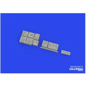 Eduard Bf 110G radio equipment 1/48 pas cher