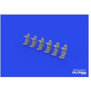 Eduard Luftwaffe rudder pedals PRINT 1/32 pas cher