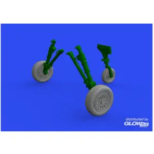 Eduard F-16C wheels early 1/48 for KINETIC pas cher