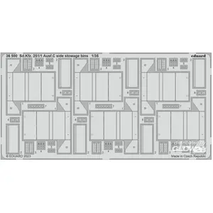 Eduard Sd.Kfz. 251/1 Ausf.C bins de support latéral 1/35 ACADEMY pas cher