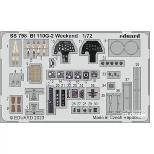 Eduard Bf 110G-2 Weekend 1/72 pas cher