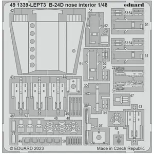 Eduard B-24D nez intérieur 1/48 REVELL pas cher