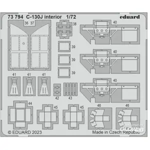 Eduard C-130J intérieur 1/72 ZVEZDA pas cher