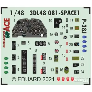 Eduard P-38J SPACE pas cher