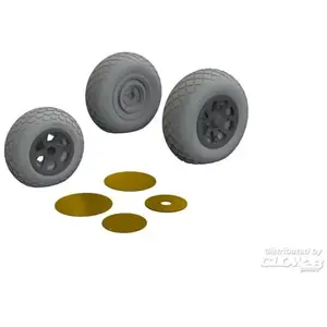 Eduard P-38J wheels pas cher