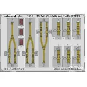 Eduard CH-54A seatbelts STEEL 1/35 ICMVendu pargalaxus