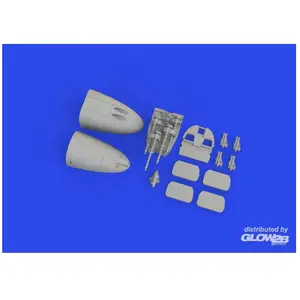 Eduard Bf 110E nose guns PRINT 1/72 pas cher