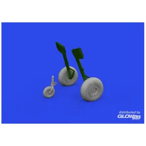 Eduard Bf 110E wheels 1/72 pas cher