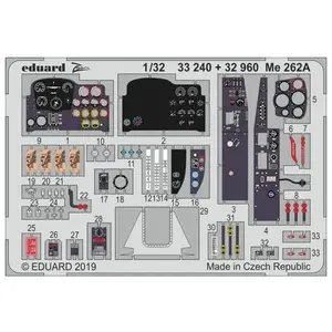 Eduard Me 262A pour Revell pas cher