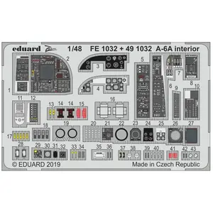 Eduard A-6A intérieur pour Hobby Boss