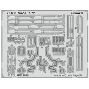 Su-57 For Zvezda - 1:72e - Eduard Accessories