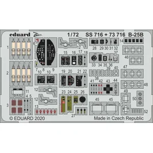 Comparateur de prix : 1:72 Eduard 73716 Accessoires for B-25B - Airfix Photo-etch