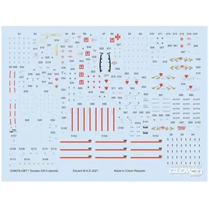 Eduard Tornado GR.4 stencils 1/48 pour REVELL