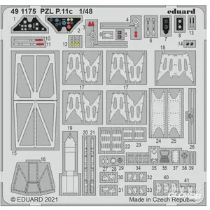 Eduard PZL P.11c 1/48 pour ARMA HOBBY pas cher