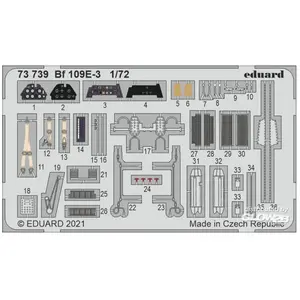 Eduard Bf 109E-3 1/72 pour SPECIAL HOBBYVendu pargalaxus